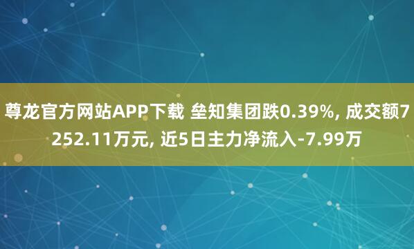 尊龙官方网站APP下载 垒知集团跌0.39%, 成交额7252.11万元, 近5日主力净流入-7.99万